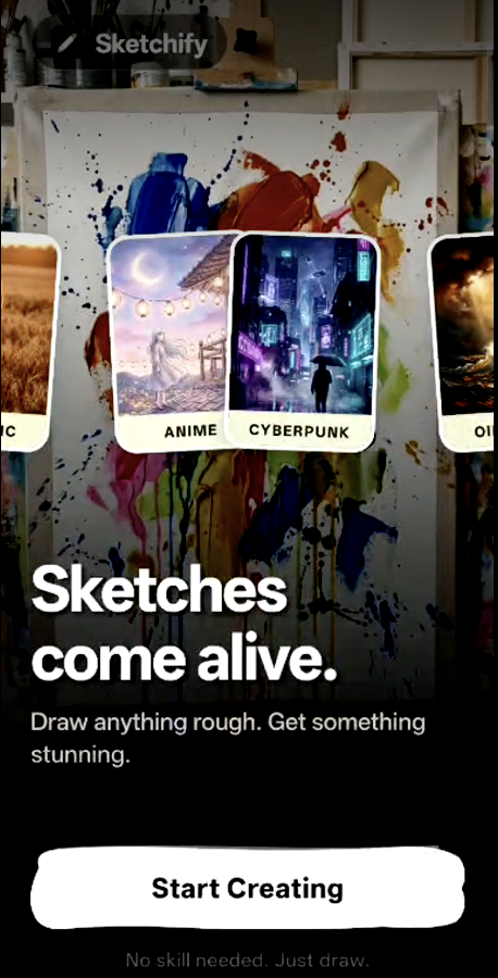 Sketchify – AI Image Generation App